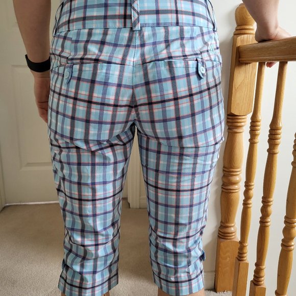 Adidas Climalite Plaid Capri - Picture 2 of 10